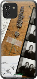 Силиконовый чехол Aesthetic Scrapbook Collage для Samsung Galaxy A03 A035F - 6773u-2499 изображение 