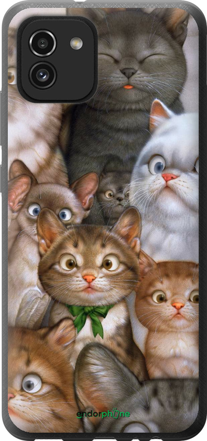 

Силіконовий чохол "Коти" для Samsung Galaxy A03 A035F