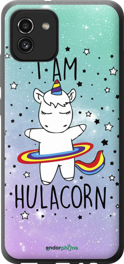 Силиконовый чехол I'm hulacorn для Samsung Galaxy A03 A035F - 3976u-2499 изображение 