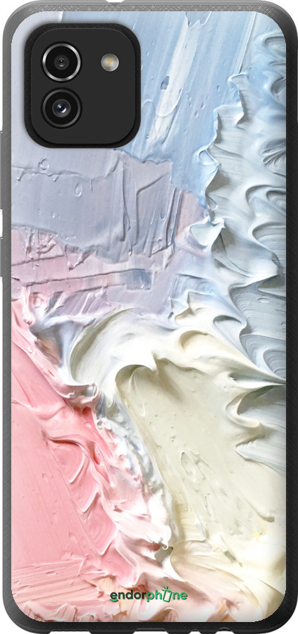 Силиконовый чехол Пастель v1 для Samsung Galaxy A03 A035F - 3981u-2499 изображение 