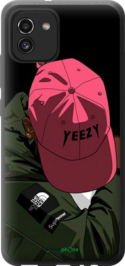 Силиконовый чехол logo de yeezy для Samsung Galaxy A03 A035F - 3995u-2499 изображение 
