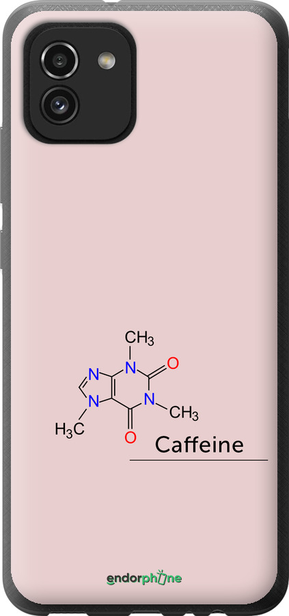 Силиконовый чехол Caffeine для Samsung Galaxy A03 A035F - 4277u-2499 изображение 