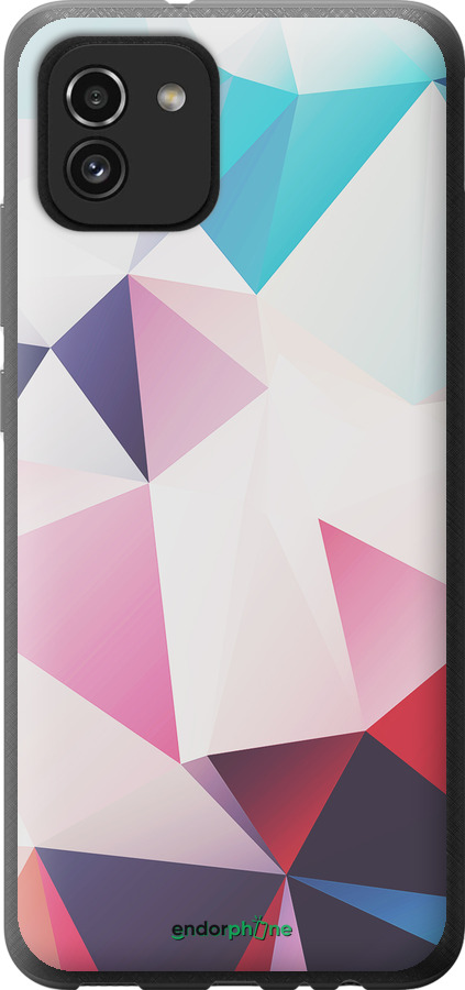 Силіконовий чехол Геометрія 3 для Samsung Galaxy A03 A035F - 4415u-2499 изображение 