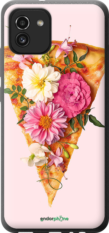 Силіконовий чехол pizza для Samsung Galaxy A03 A035F - 4492u-2499 изображение 