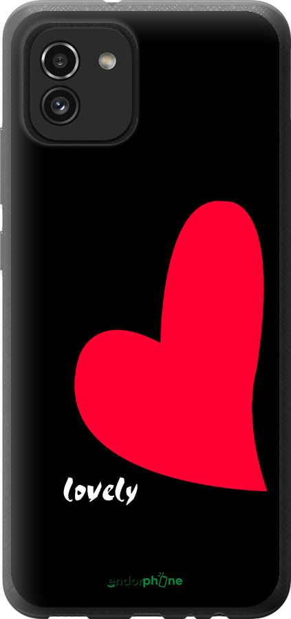 Силіконовий чехол Lovely для Samsung Galaxy A03 A035F - 4580u-2499 изображение 