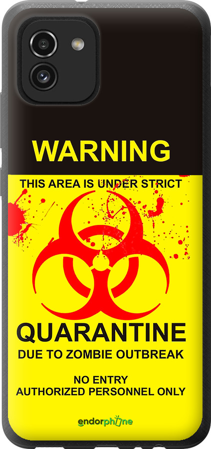 Силіконовий чехол Biohazard 9 для Samsung Galaxy A03 A035F - 4825u-2499 изображение 