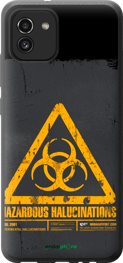 Силиконовый чехол biohazard 28 для Samsung Galaxy A03 A035F - 4846u-2499 изображение 