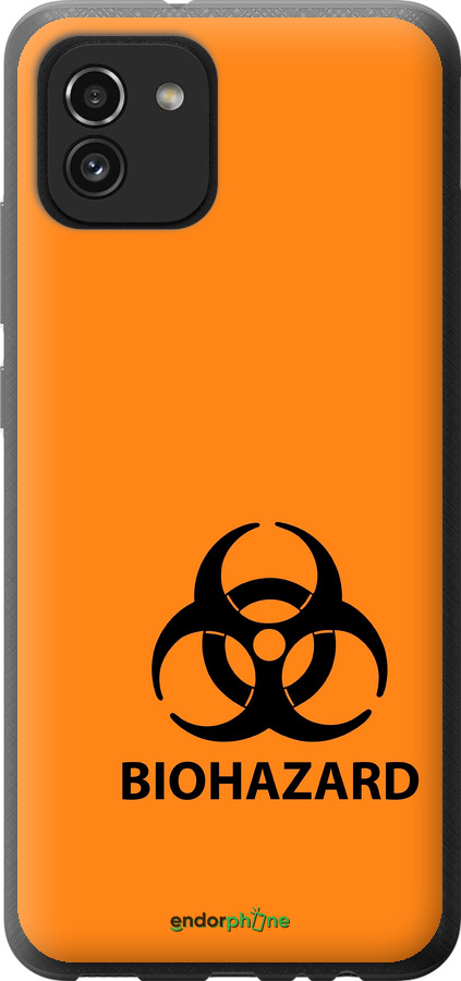 Силіконовий чехол biohazard 33 для Samsung Galaxy A03 A035F - 4851u-2499 изображение 