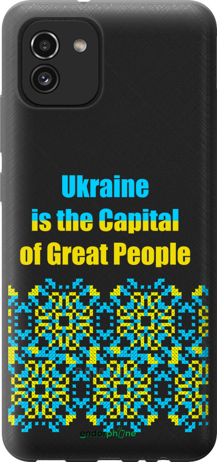 Силіконовий чехол Ukraine  для Samsung Galaxy A03 A035F - 5283u-2499 изображение 