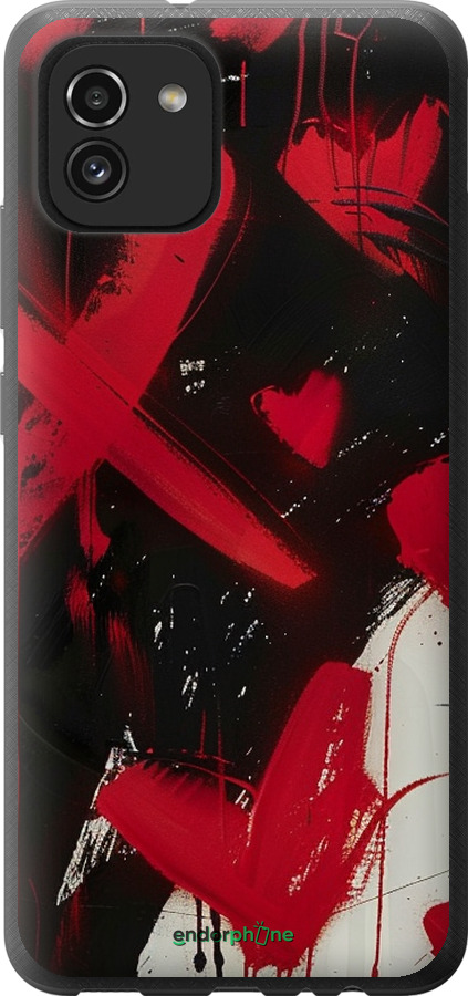 

Силіконовий чохол "XO Love" для Samsung Galaxy A03 A035F, Червоний