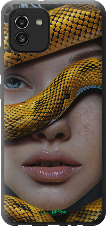 Силіконовий чехол Обійми змії для Samsung Galaxy A03 A035F - 6081u-2499 изображение 