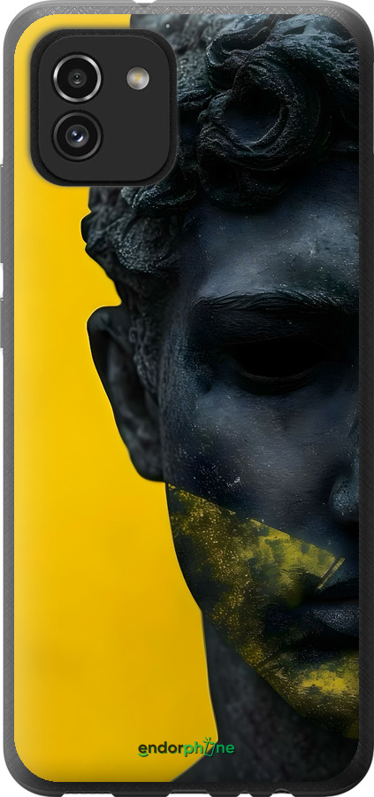 Силиконовый чехол Статуя арт для Samsung Galaxy A03 A035F - 6330u-2499 изображение 