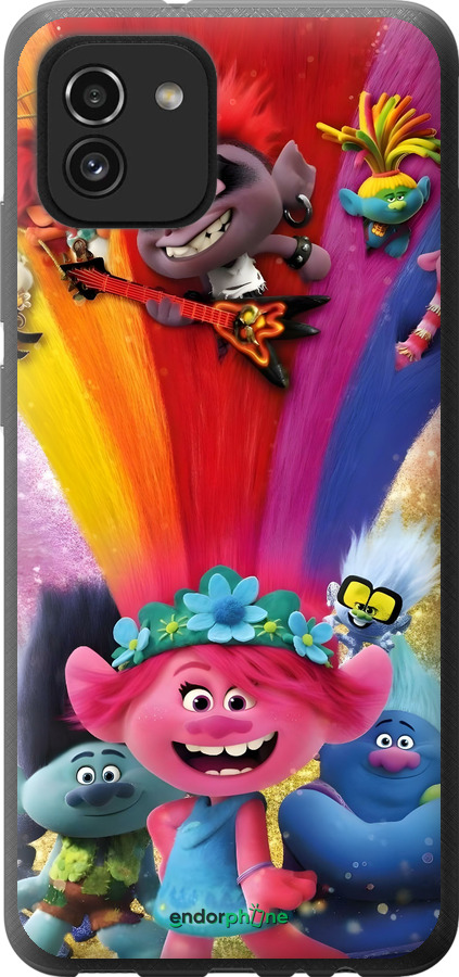 Силіконовий чехол Тролі для Samsung Galaxy A03 A035F - 6343u-2499 изображение 