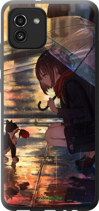 Силіконовий чехол Anime для Samsung Galaxy A03 A035F - 6609u-2499 изображение 