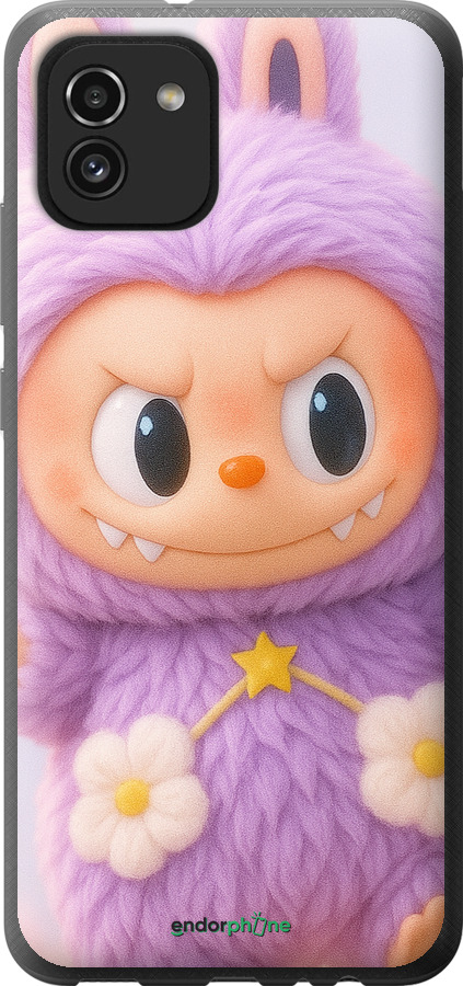 Силиконовый чехол Лабубу для Samsung Galaxy A03 A035F - 6708u-2499 изображение 