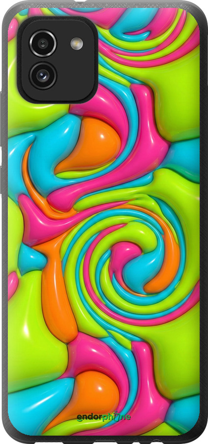 Силіконовий чехол Y2K Jelly Dream для Samsung Galaxy A03 A035F - 6780u-2499 изображение 