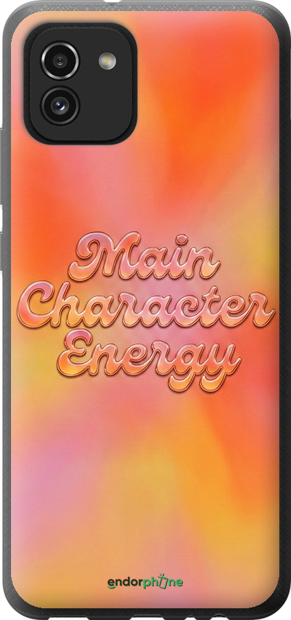 Силиконовый чехол Aura Gradient Main Character Energy Aesthetic Y2K для Samsung Galaxy A03 A035F - 6783u-2499 изображение 