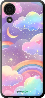 TPU чехол Облака и радуга для Samsung Galaxy A03 Core A032F - 6312b-2539 изображение 
