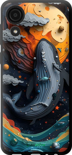 TPU чехол Кит в космосе для Samsung Galaxy A03 Core A032F - 6328b-2539 изображение 