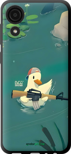 TPU чехол Уточка с автоматом для Samsung Galaxy A03 Core A032F - 6356b-2539 изображение 
