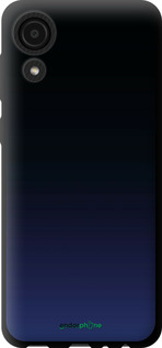 TPU чехол Градиент в тёмно - синем стиле для Samsung Galaxy A03 Core A032F - 6542b-2539 изображение 