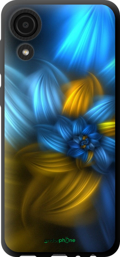 

TPU чорний чохол "Візерунок 46" для Samsung Galaxy A03 Core A032F, Синій