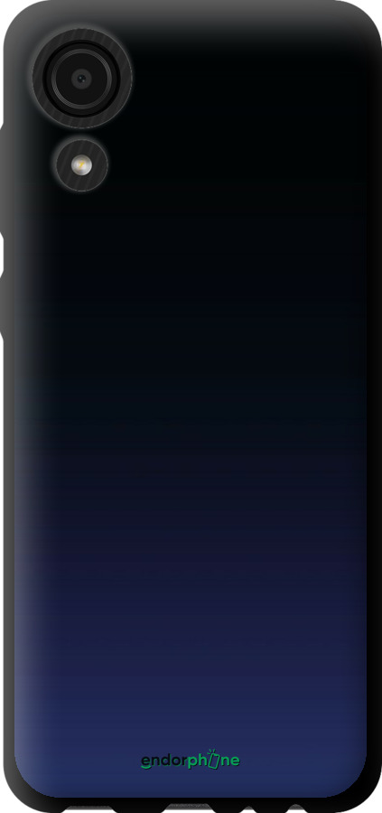 TPU чехол Градиент в тёмно - синем стиле для Samsung Galaxy A03 Core A032F - 6542b-2539 изображение 