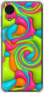 Силикон с усиленными углами чехол Y2K Jelly Dream для Samsung Galaxy A03 Core A032F - 6780sp-2539 изображение 