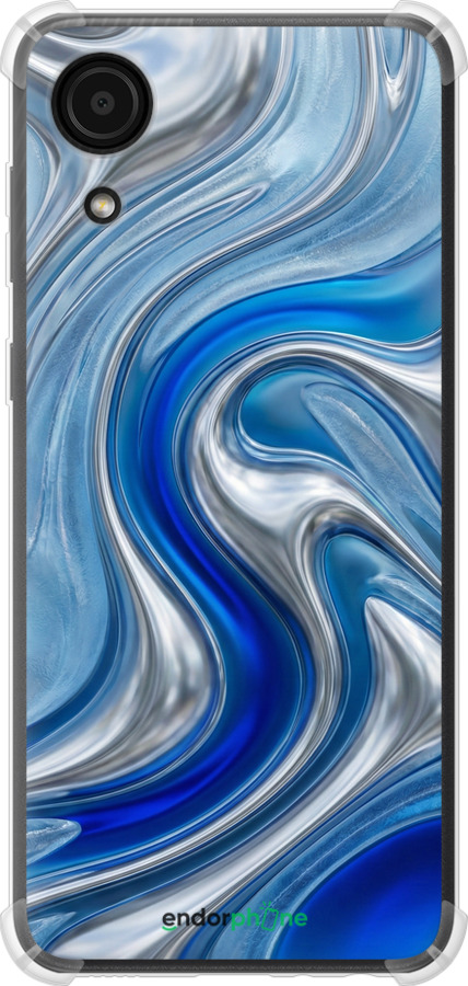 Силіконовий протиударний с посиленими кутами чехол Liquid Chrome для Samsung Galaxy A03 Core A032F - 6781sp-2539 изображение 