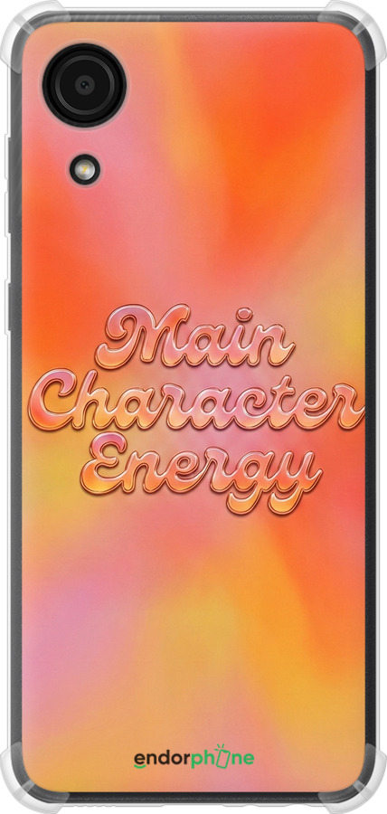Силикон с усиленными углами чехол Aura Gradient Main Character Energy Aesthetic Y2K для Samsung Galaxy A03 Core A032F - 6783sp-2539 изображение 