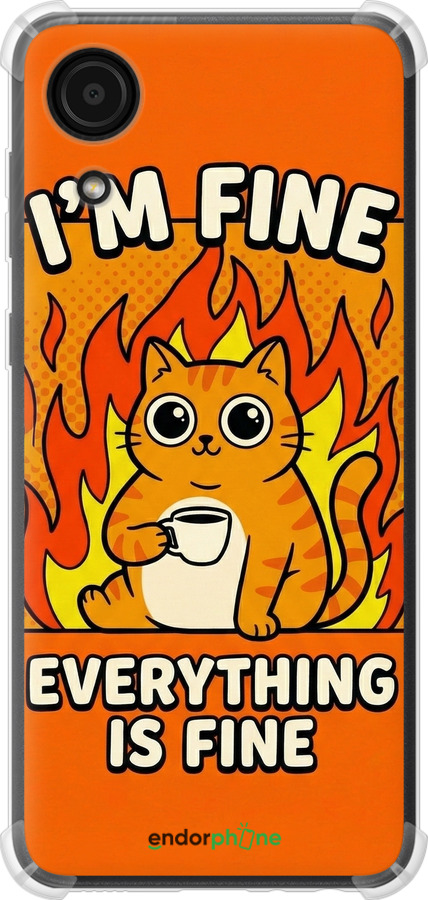 Силіконовий протиударний с посиленими кутами чехол Funny Cat для Samsung Galaxy A03 Core A032F - 6786sp-2539 изображение 