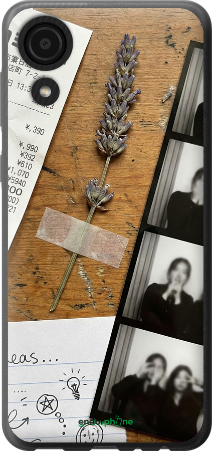 Силиконовый чехол Aesthetic Scrapbook Collage для Samsung Galaxy A03 Core A032F - 6773u-2539 изображение 