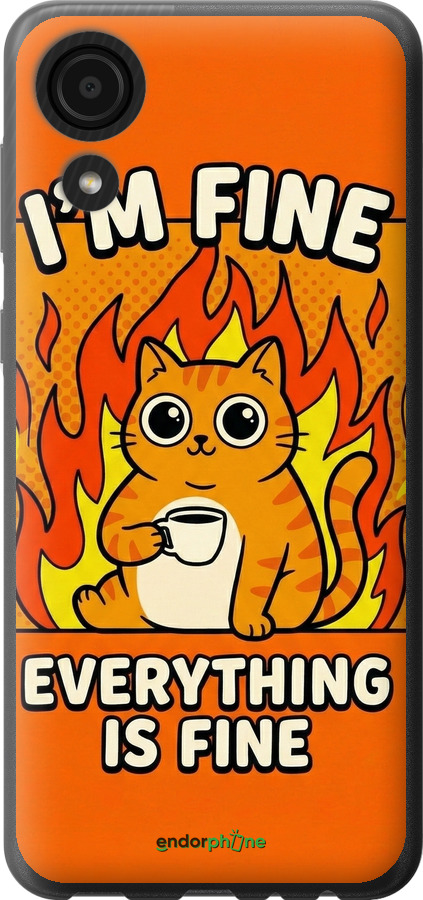 Силіконовий чехол Funny Cat для Samsung Galaxy A03 Core A032F - 6786u-2539 изображение 