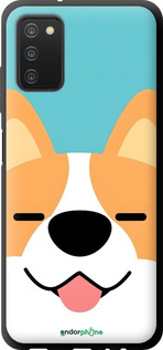 TPU чехол Корги для Samsung Galaxy A03s A037F - 6280b-2381 изображение 