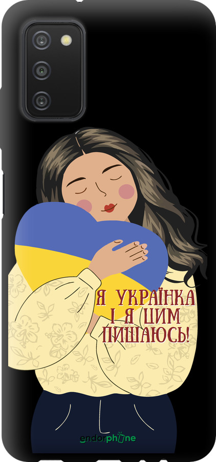 TPU чехол Украинка v2 для Samsung Galaxy A03s A037F - 5264b-2381 изображение 