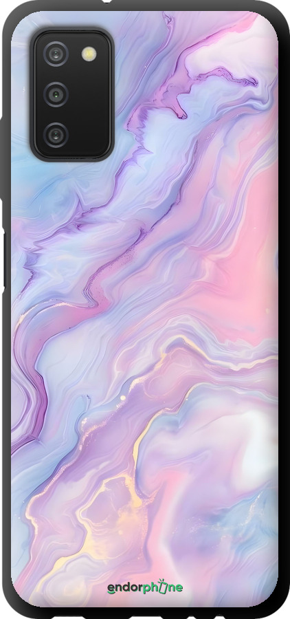 TPU чехол Нежный мрамор для Samsung Galaxy A03s A037F - 6310b-2381 изображение 
