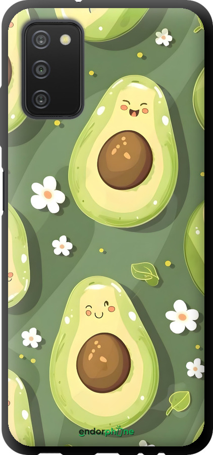TPU чехол Авокадо для Samsung Galaxy A03s A037F - 6380b-2381 изображение 