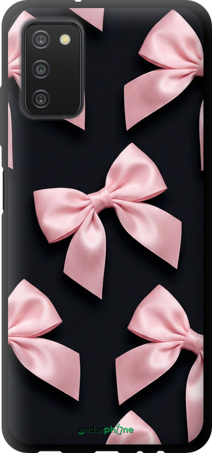 TPU чехол Coquette Ribbons Dark Coquette для Samsung Galaxy A03s A037F - 6767b-2381 изображение 