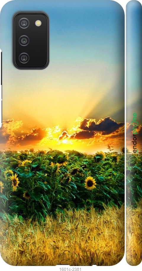 

3D пластиковий матовий чохол "Україна" для Samsung Galaxy A03s A037F