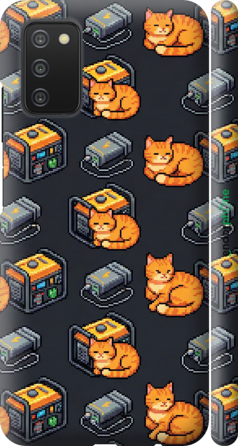 3D пластиковый матовый чехол Autonomous Zone для Samsung Galaxy A03s A037F - 6771m-2381 изображение 