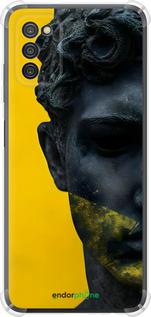 Силикон с усиленными углами чехол Статуя арт для Samsung Galaxy A03s A037F - 6330sp-2381 изображение 
