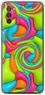 Силикон с усиленными углами чехол Y2K Jelly Dream для Samsung Galaxy A03s A037F - 6780sp-2381 изображение 