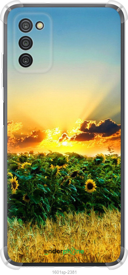 

Силіконовий протиударний с посиленими кутами чохол "Україна" для Samsung Galaxy A03s A037F