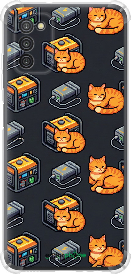 Силикон с усиленными углами чехол Autonomous Zone для Samsung Galaxy A03s A037F - 6771sp-2381 изображение 