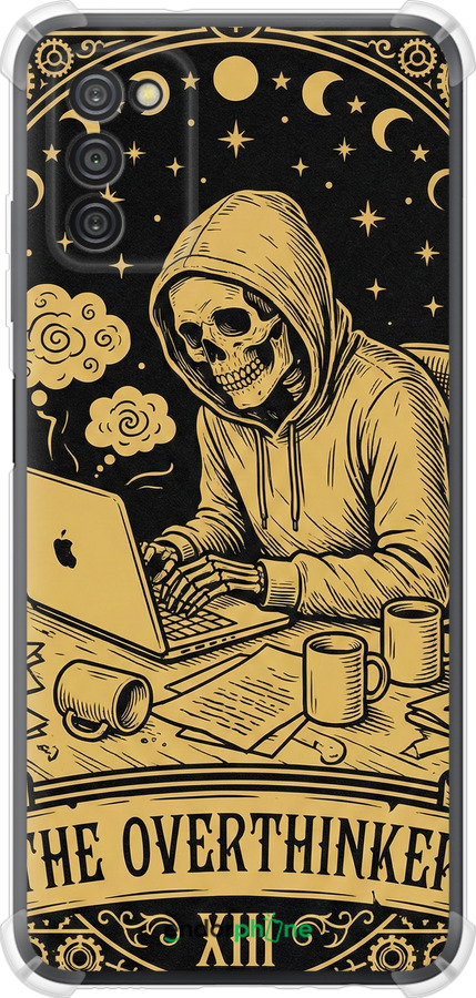Силикон с усиленными углами чехол The Overthinker для Samsung Galaxy A03s A037F - 6774sp-2381 изображение 
