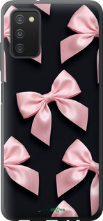 2D пластиковый чехол Coquette Ribbons Dark Coquette для Samsung Galaxy A03s A037F - 6767t-2381 изображение 