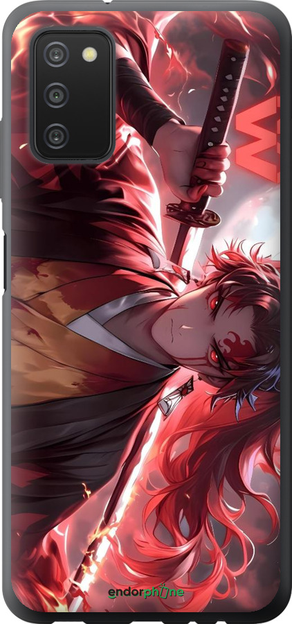 2D пластиковий чехол Аниме воин для Samsung Galaxy A03s A037F - 6281t-2381 изображение 