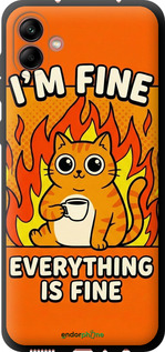 TPU чехол 'Funny Cat' для Samsung Galaxy A04 A045F изображение 5