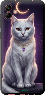 TPU чехол Mystic White Cat Gothic Dark Purple Gold для Samsung Galaxy A04 A045F - 6805b-2831 изображение 