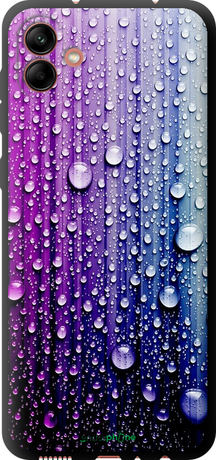

TPU чорний чохол "Краплини води" для Samsung Galaxy A04 A045F, Синій